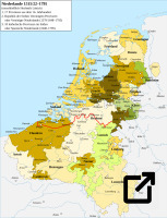 Karte Spanische Niederlande 1515-1795